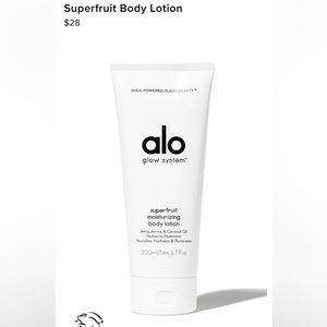 NWT Alo super fruit body lotion